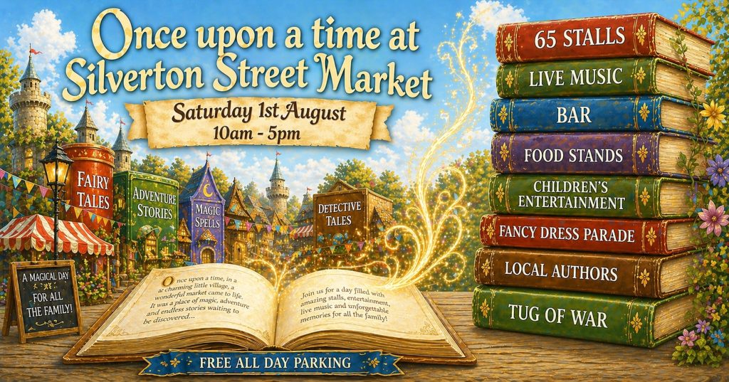 Silverton Street Market flyer for 2026